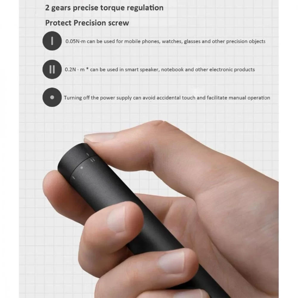 Picture of 25 in 1 Xiaomi Mijia Electric Precision Screwdriver Kit Rechargeable Magnetic Aluminum Case